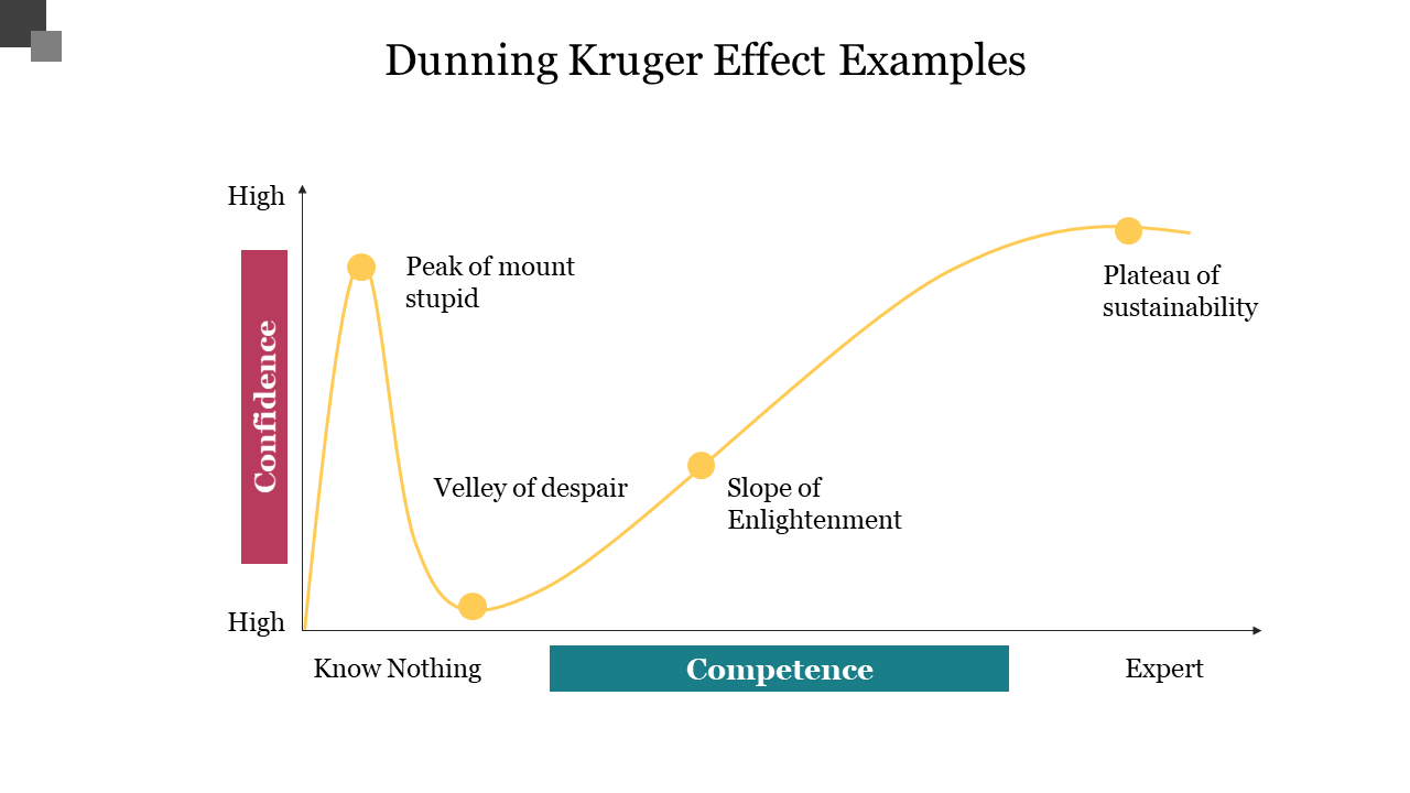 Dunning Kruger Effect Examples